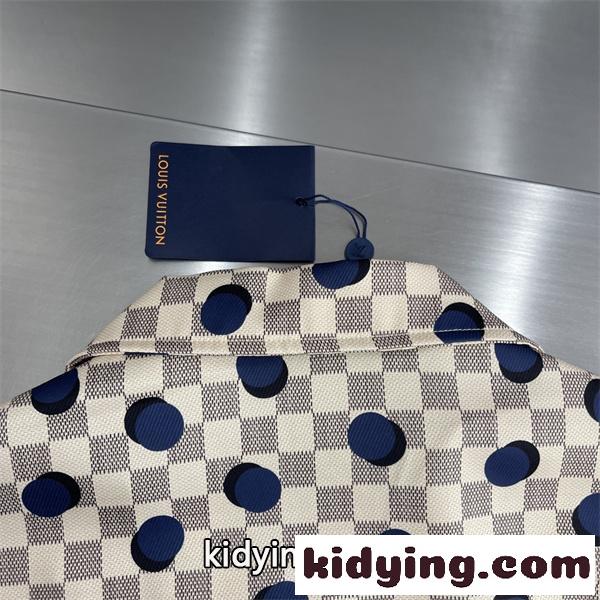 2026最新人気ルイビトンシャツコピーLOUIS VUITTON☆1AK7BKダミエ シルク ショートスリーブ-0