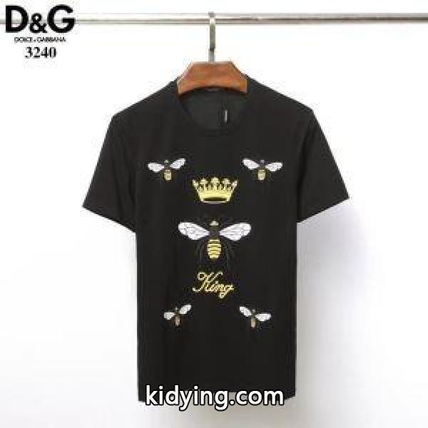 2019春夏の流行をチェック 半袖Tシャツ セレブや芸能人からも愛用 ドルチェ&ガッバーナ DOLCE & GABBANA_ドルチェ&ガッバーナ DOLCE & GABBANA_ブランド コピー 激安(日本最大級)-0