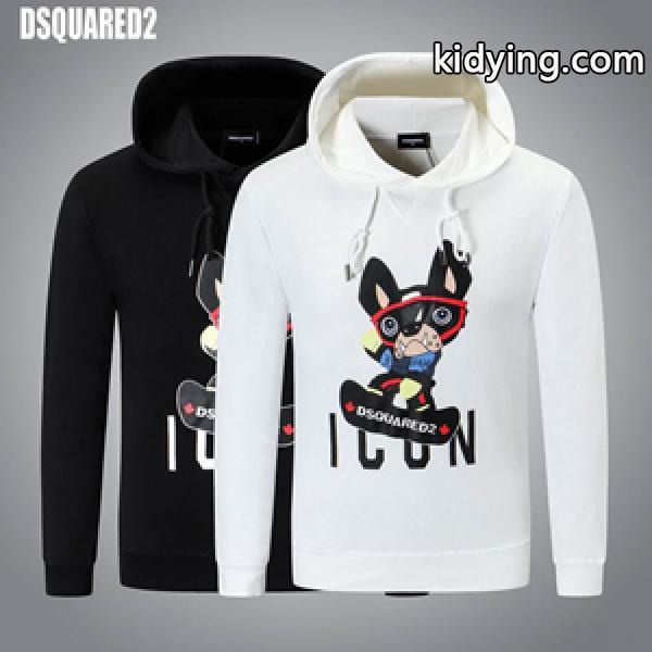 新入荷DSQUARED2ディースクエアードコピー パーカー ベーシックデザイン 手軽に個性あるスタイル-0