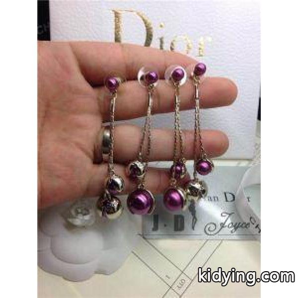 ディオール 2015 海外セレブ愛用 パール ロングピアス 8色可選_ディオール DIOR_ブランド コピー 激安(日本最大級)-4