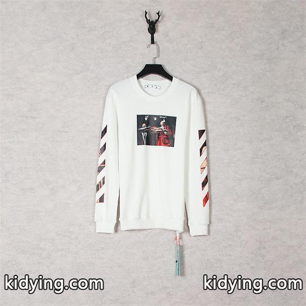 Off-White オフホワイト コピー プレミアム おすすめ 激安 プリント スウェット 個性派-2