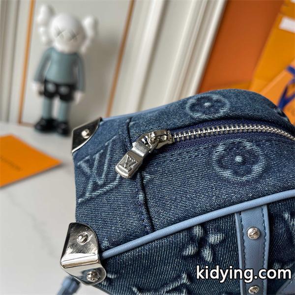LOUIS VUITTON ルイヴィトン コピー トレンド素材 デニム ハンドバッグ 上品カジュアル-5