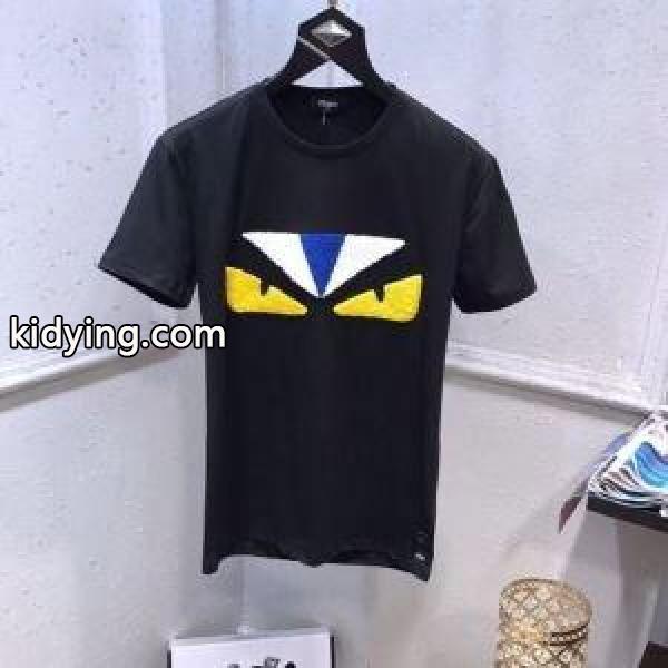 人気アイテムも同時にチェック 2色可選 最新トレンド2019年春夏コレクション 半袖Tシャツ 着回し力抜群のシンプル フェンディ新品は継続して大人気 FENDI_フェンディ FENDI_ブランド コピー 激安(日本最大級)-0