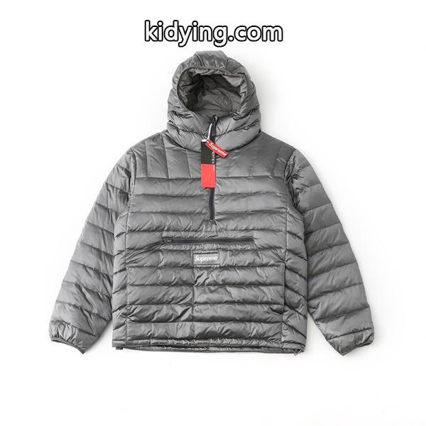 Supreme 激安 FW25 Micro Down ハーフジップ パフジャケット 90%ダックダウン 男女兼用 アウター-5