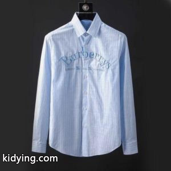 バーバリー BURBERRY 新しい斬新なスタイル 長袖 /ロンT/ロングT/ロングTシャツ 2019夏ファション新品_シャツ_メンズファッション_スーパーコピーブランド激安通販 専門店-0