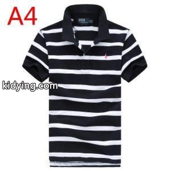 使い勝手も抜群!ポロ ラルフローレンコピーPolo Ralph Laurenメンズビジネス用ポロストライプ半袖tシャツ-3