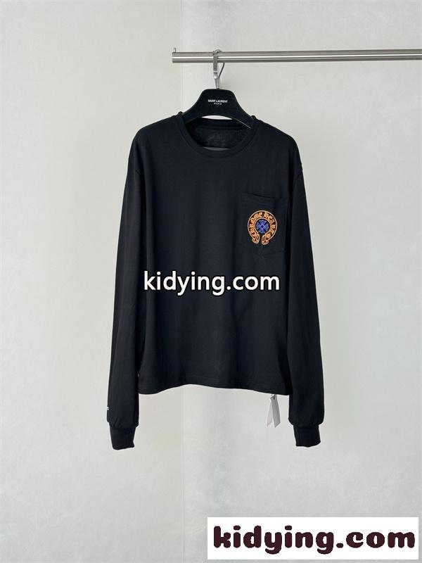 お洒落&2026SS&Chrome Heartsクロムハーツ長袖tシャツコピーカジュアルスタイル-1