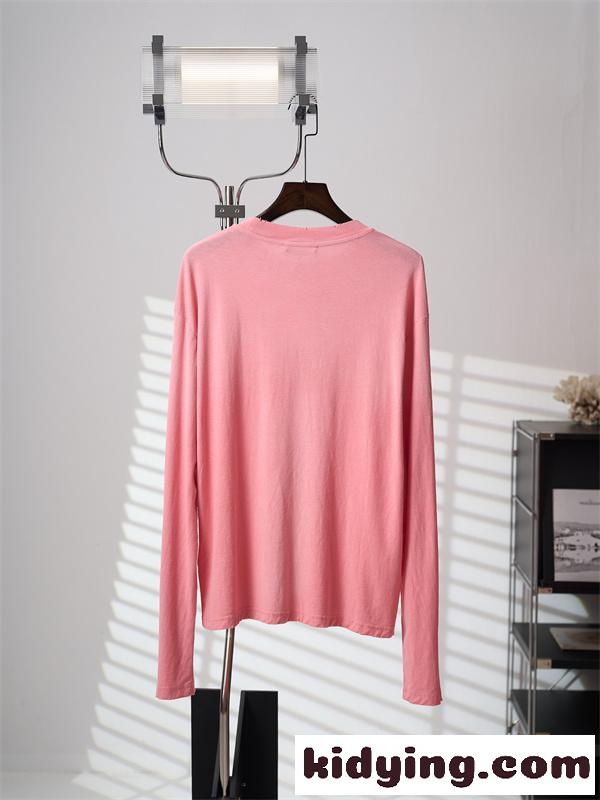 ロゴデザイン 2026新作風 人気アイテム シンプルコーデ Acne Studios アクネストゥディオズ コピー 長袖Tシャツ 上質カジュアル-1