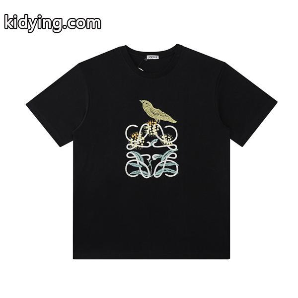 今季大好評の半袖LOEWE ロエベ コピー tシャツ 遊び心溢れる 男女で気軽に着られる 肌に優しい-0