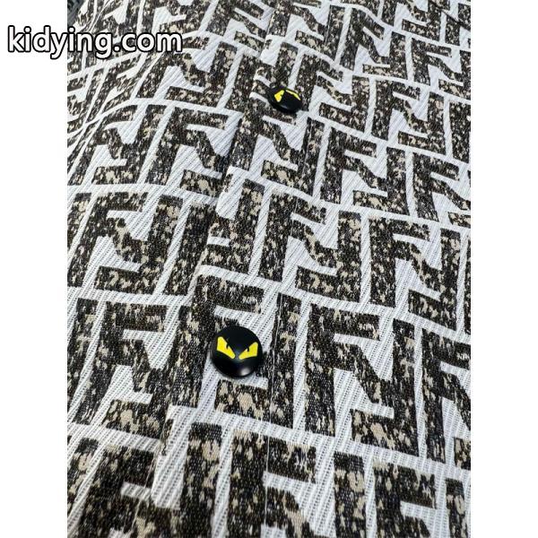 FENDI フェンディ コピー 2025秋冬注目・柔らかフィット FF総柄 デニムジャケット 人気-8