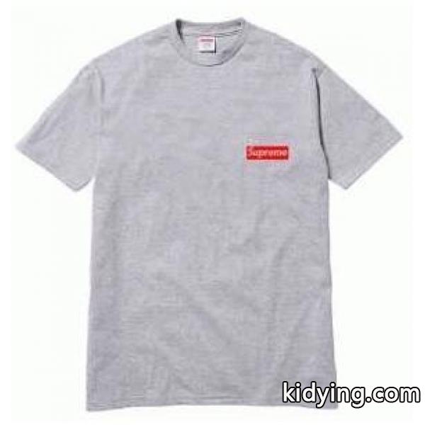 爽やかなシュプリームボックスロゴＴシャツSUPREME 半袖クールネック男女兼用３色可選-2