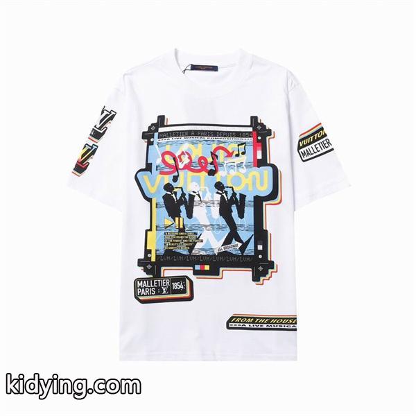 オフィスコーデもシャレ見え 多色可選 ルイ ヴィトン LOUIS VUITTON 半袖Tシャツ 春夏にも楽しむすアイルに_ルイ ヴィトン LOUIS VUITTON_ブランド コピー 激安(日本最大級)-0