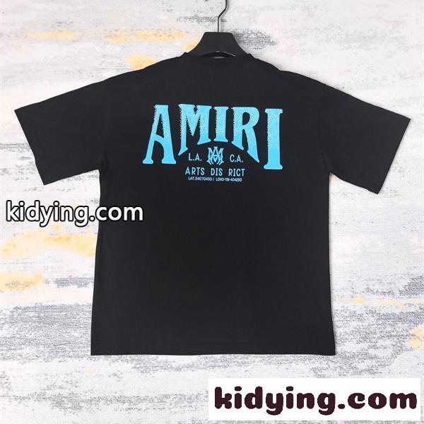 アミリ コピー バックプリント 半袖Tシャツ AMIRI メンズ ストリート系 オーバーサイズ-0