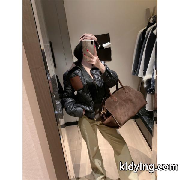 冬仕様 カーキ キルティング LOEWE ロエベ コピー ジャケット 軽量設計 人気 定番-3