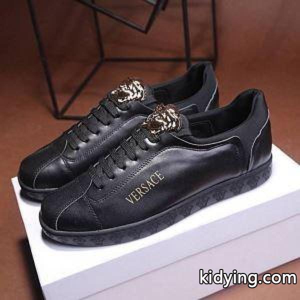 お洒落に魅せる 2色可選 人気定番2017ヴェルサーチ VERSACE フラットシューズ_ヴェルサーチ VERSACE_ブランド コピー 激安(日本最大級)-2