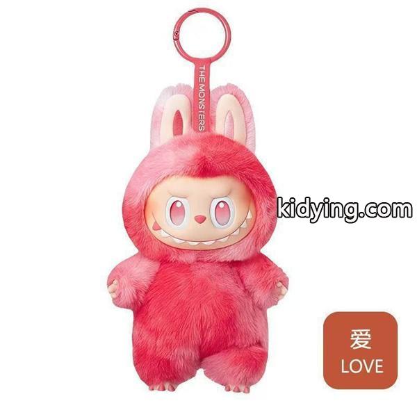 ポップマート POP MART 激安 LABUBU ラブブ 三代 ぬいぐるみ キーホルダー カラフル 6種セット LOVE HAPPINESS HOPE LUCK-2
