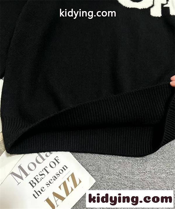 ビッグロゴ入り クルーネック仕様 大人カジュアル OFF-WHITE オフホワイト コピー セーター 注目モデル 再入荷チェック-7
