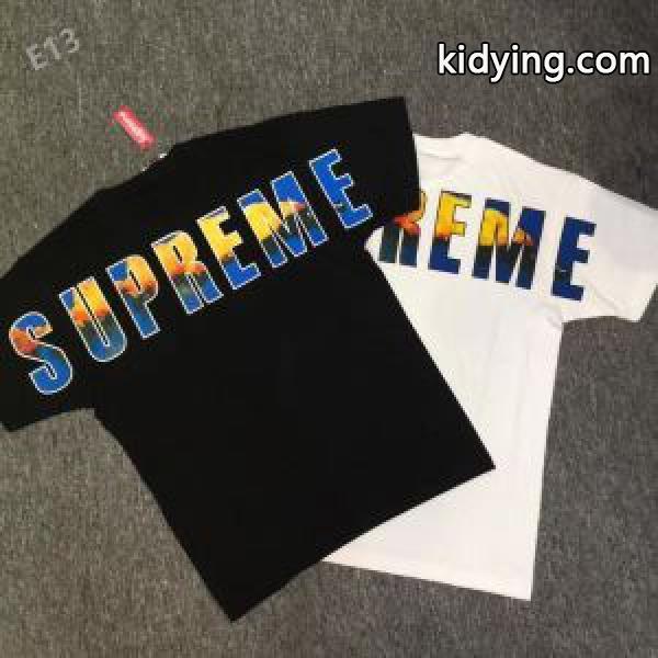 高級感ある 半袖Tシャツ 体の運動機能を助け  2017春夏 シュプリーム SUPREME 2色可選_半袖Tシャツ_メンズファッション_スーパーコピーブランド激安通販 専門店-0