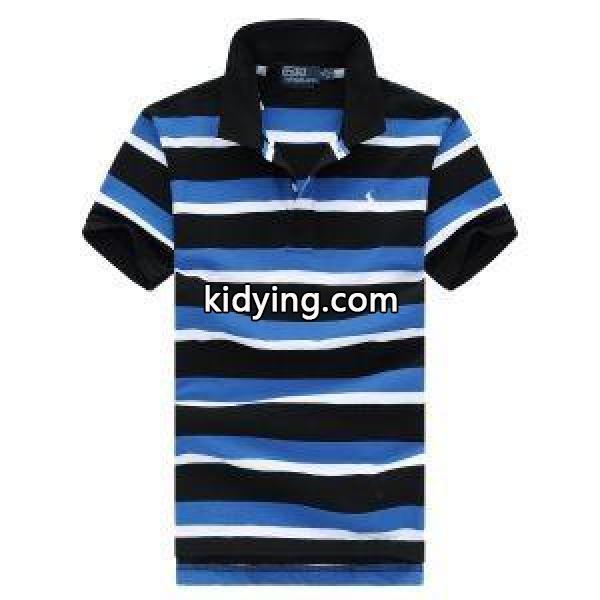 夏の定番ポロラルフローレンtシャツコピーPolo Ralph Laurenポロ半袖メンズビジネス用ストライプトップス-0