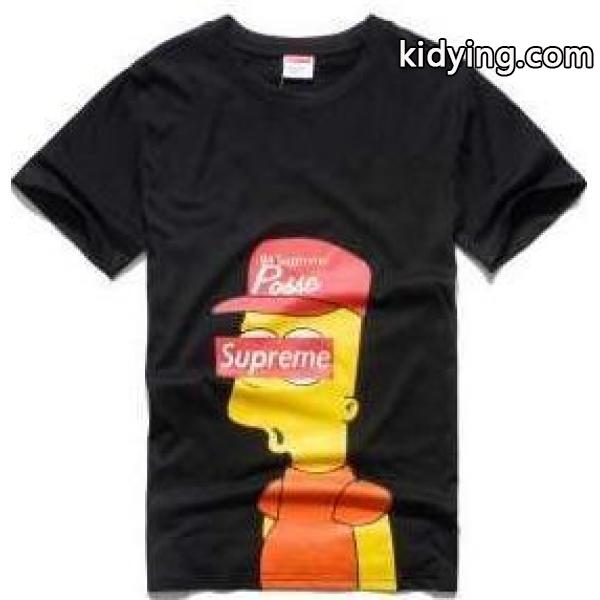 安いシュプリーム、Supremeの白と黒の大得価のメンズ半袖Tシャツ_シュプリーム SUPREME_ブランド コピー 激安(日本最大級)-1