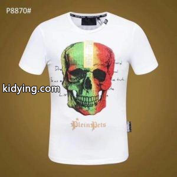 夏の注目2019ブランド新作 Tシャツ/ティーシャツ 今や定番アイテム好評品 フィリッププレイン PHILIPP PLEIN 2色可選_フィリッププレイン PHILIPP PLEIN_ブランド コピー 激安(日本最大級)-0
