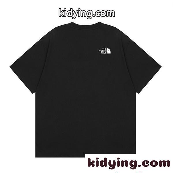 半袖Tシャツ THE NORTH FACE ノースフェイス コピー ストリート風 ビッグロゴデザイン 快適コットン 夏服-2