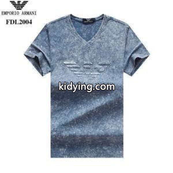 超激得正規品着回し力抜群ストリートシンプルデザインＴシャツ男性用４色展開ARMANIアルマーニ tシャツ 激安-0
