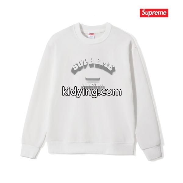 SUPREME シュプリーム コピー お洒落 冬仕様 ホワイト 即完 ロゴ スウェット-2