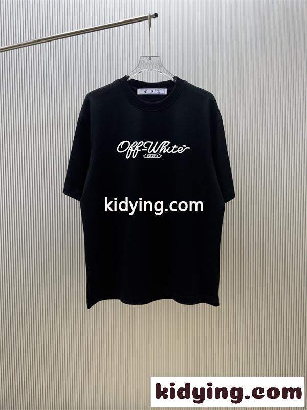 半袖Tシャツ Off-White オフホワイト コピー ストリート プリント 柔らか素材 カジュアル 夏服-1