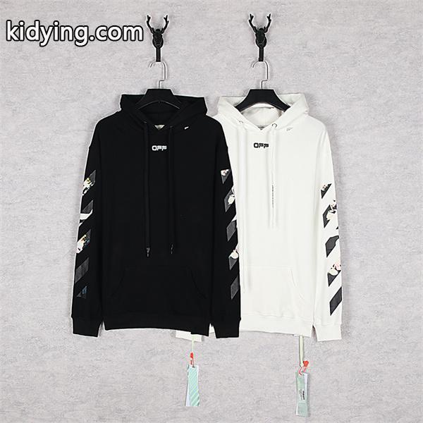 2026新作 Off-White オフホワイト コピー バックプリント パーカー 高級感 トレンドモデル-1