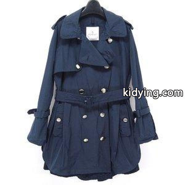 モンクレール MONCLER 15SS デュレネット レース トレンチ コート 紺 1 ☆AA& レディース【中古】【ベクトル 古着】 :005-201603104014:ブランド古着販売のベクトル - 通販ショッピング-0