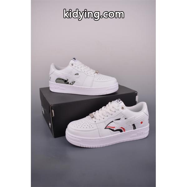 A BATHING APE 激安｜2025新作 BAPE STA ローカット スニーカー メンズ レディース ストリート 革製 カジュアル-4