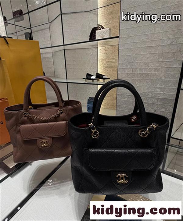 ブラック マトラッセバッグ CHANEL チェーンショルダー シャネル コピー ココマーク トップハンドル 2WAYハンドバッグ-3