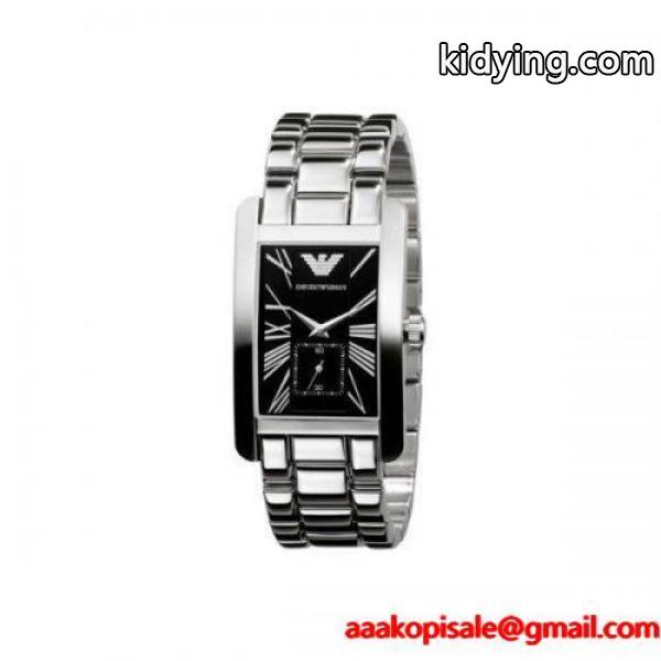 エンポリオ アルマーニ EMPORIO ARMANI 腕時計 AR0156 ブラックダイヤル-0