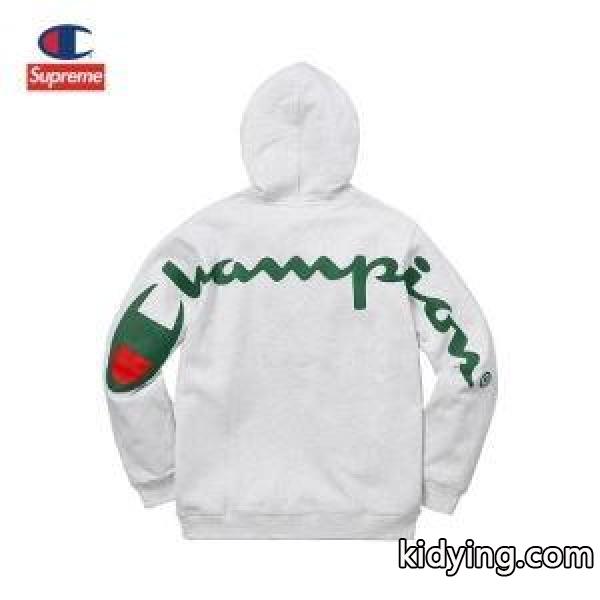 防寒とおしゃれを両立させるコーデ Supreme X Champion 19AW Hooded Sweatshirt 4色可選 パーカー トレンド入り確実最新コレクション_シュプリーム SUPREME_ブランド コピー 激安(日本最大級)-3
