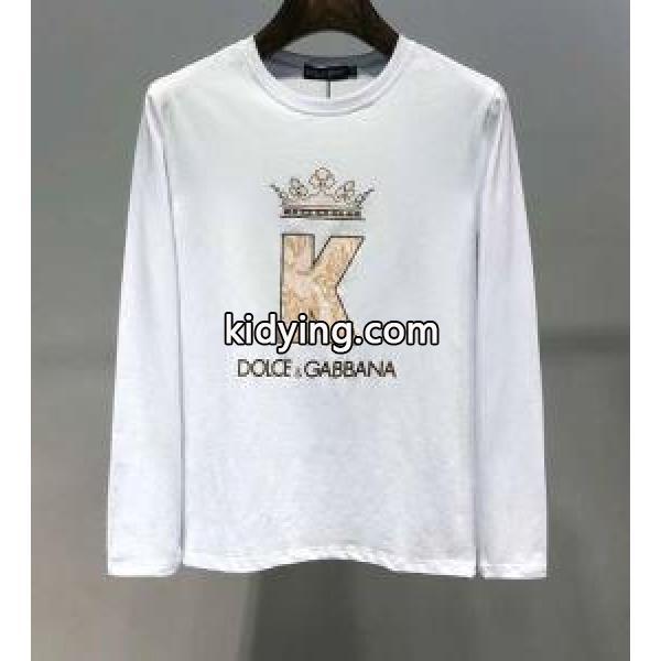 ドルチェ＆ガッバーナ Dolce&Gabbana 長袖Tシャツ 2色可選 人気アイテムも同時にチェック 夏の注目2019ブランド新作_ドルチェ＆ガッバーナ DOLCE & GABBANA_ブランド コピー 激安(日本最大級)-1