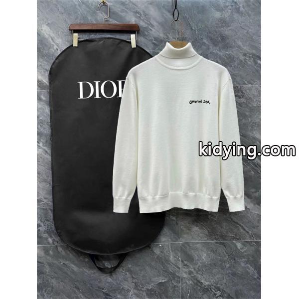 ブラック ハイネック セーター 2025秋冬暖か ディオール DIOR コピートップス 高品質-2