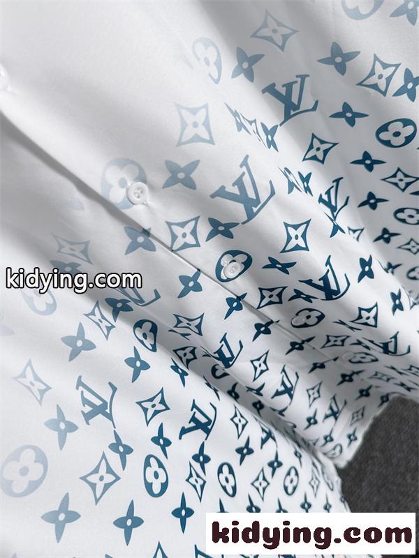 LOUIS VUITTON 激安 ルイヴィトン スーパーコピー 半袖シャツ ホワイト 夏 カジュアル グラデーション-2