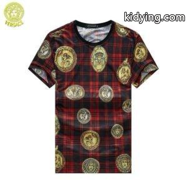 赤字超特価最新作薄すぎない存在感あるＴシャツ優しいコットンファッションVERSACEヴェルサーチ 通販 メンズ-0