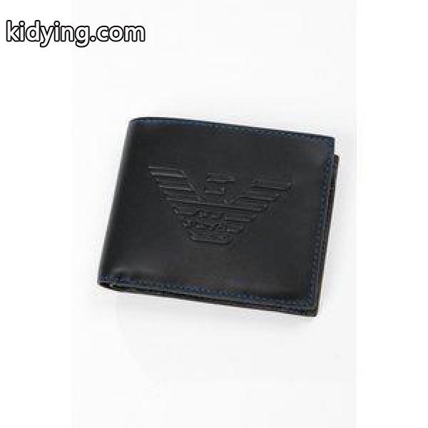 アルマーニ エンポリオアルマーニ Emporio Armani 財布 2つ折り財布 Y4R165 YG90J ブラック :3801948:DIFFUSION - 通販ショッピング-0