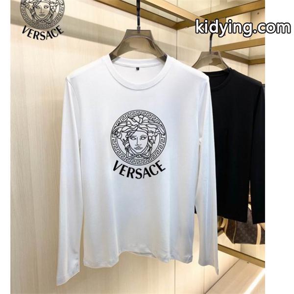 今季気になる! 長袖Tシャツ VERSACE ヴェルサーチ SALENo1完売人気 2色可選 大特価品_ヴェルサーチ VERSACE_ブランド コピー 激安(日本最大級)-0
