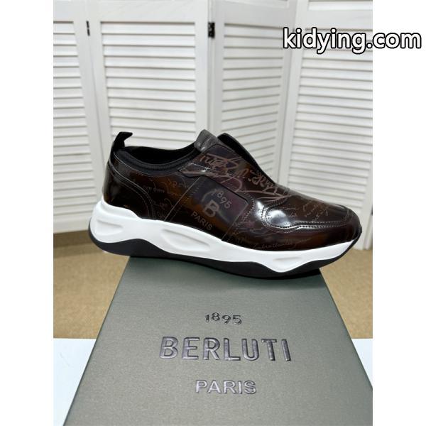 最新モデル ブラウン Berluti ベルルッティ コピー シューズ 個性派 ラグジュアリー-4
