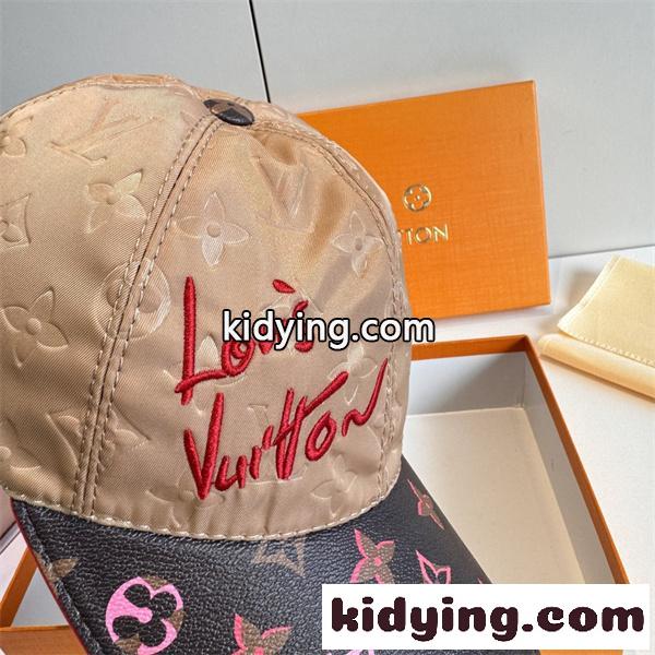 ルイヴィトンキャップコピー LOUIS VUITTON  ベースボールキャップ サイズ調整可 あごひも付き 紫外線対策-7