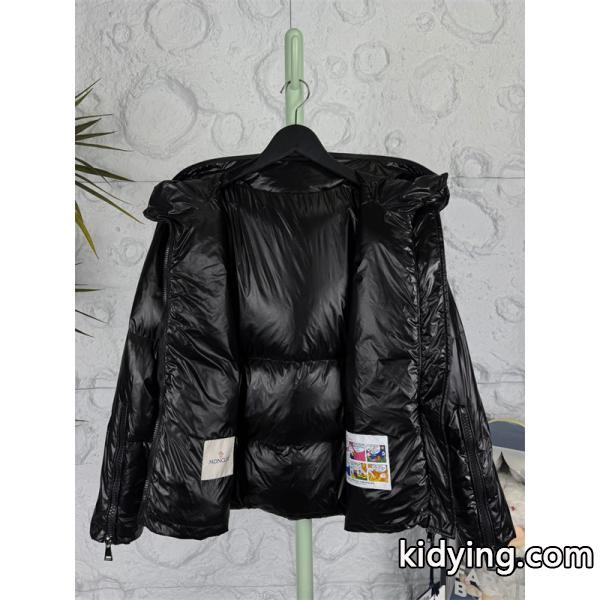 2025秋冬新作 極上光沢ブラック 軽量・極暖 モンクレール MONCLER コピー ショートダウンジャケット-4