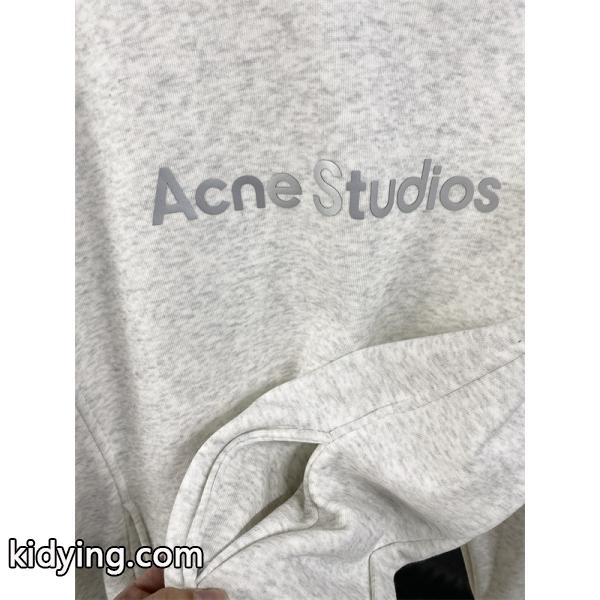 ACNE STUDIOS アクネ ストゥディオズ コピー シンプル ブラック ロゴ パーカー カジュアル-5