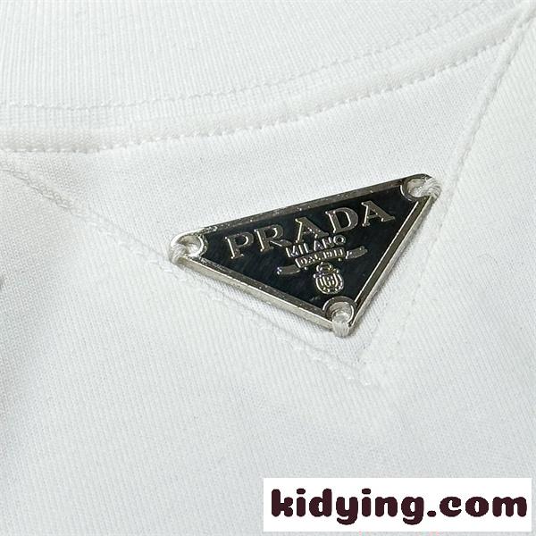 半袖Tシャツ 新作 メンズ レディース PRADA プラダ コピー ゆったり上質 モード系 売れ筋-5