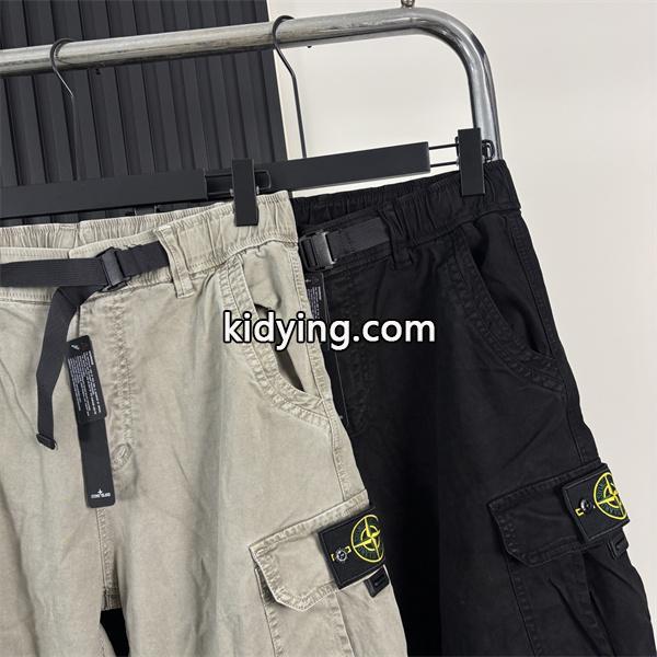 STONE ISLAND ストーンアイランド コピー 2026新作 ウォッシュ カーゴパンツ 実用ポケット-5
