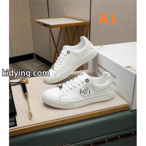 通気性のいいフィリッププレイン靴ランニングシューズPHILIPP PLEIN スニーカーメッシュスポーツ-0