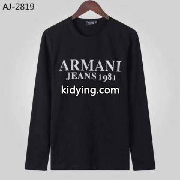 2色可選 長袖Tシャツ アルマーニ ARMANI 2019秋冬におしゃれな着こなし 寒い季節を彩るアイテム_アルマーニ ARMANI_ブランド コピー 激安(日本最大級)-0