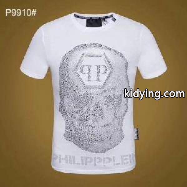 Tシャツ/ティーシャツ クラシックな雰囲気のトップス フィリッププレイン 2019SSコレクションに新着 PHILIPP PLEIN 2色可選_フィリッププレイン PHILIPP PLEIN_ブランド コピー 激安(日本最大級)-0